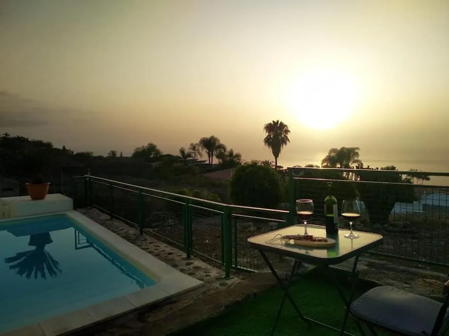 Simpatico Alojamiento Con Piscina Privada Y Vistas Sauzal